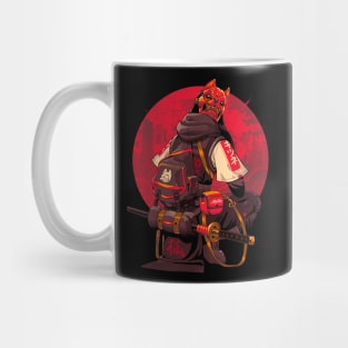 Red Kitsune Samurai Mug